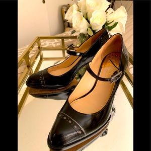 Cole Hana Nike Air Jena Mary Jane Black Patent Heels